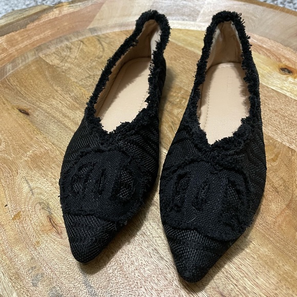 Shein Point Toe Raw Trim Flats - Picture 8 of 13